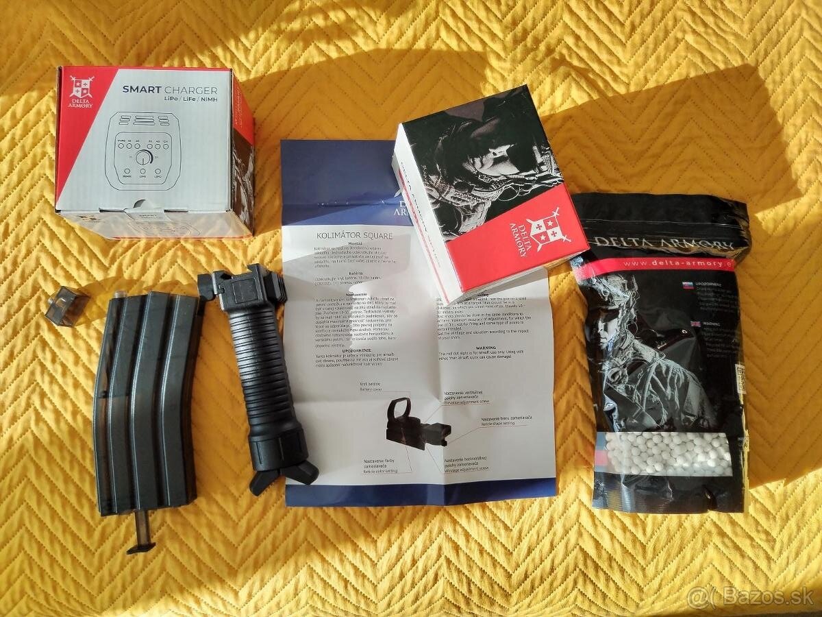 Airsoftka Delta Armory AR15 MK18 Bravo čierna - 3