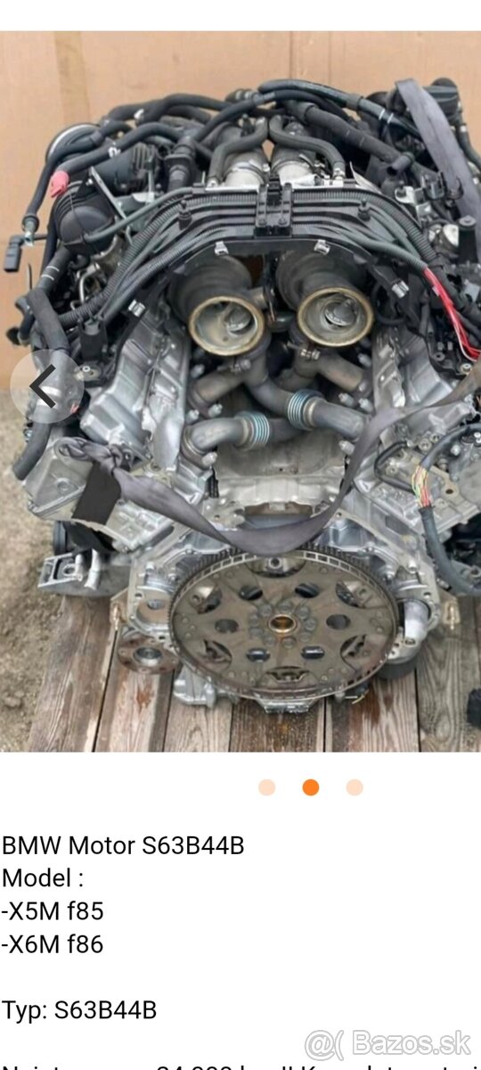 PREDÁM ČASTI Z MOTORA BMW S63B44B F85,F86,M5,M6,M8. - 3