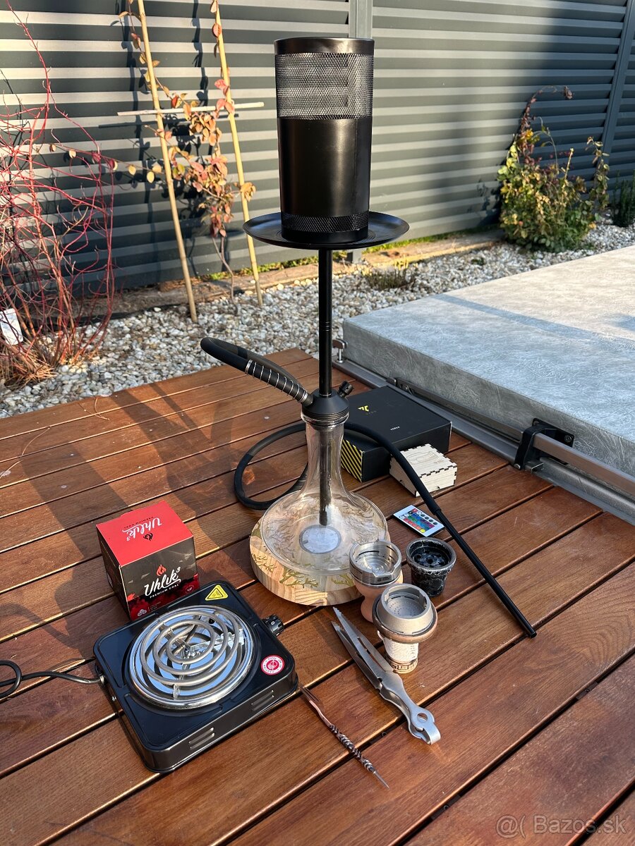 Vodná fajka z nerezové oceli - 3