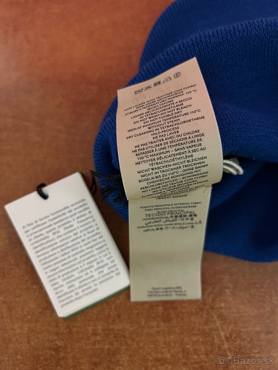 Autentická pánska Gucci čiapka s vystúpeným logom - 3