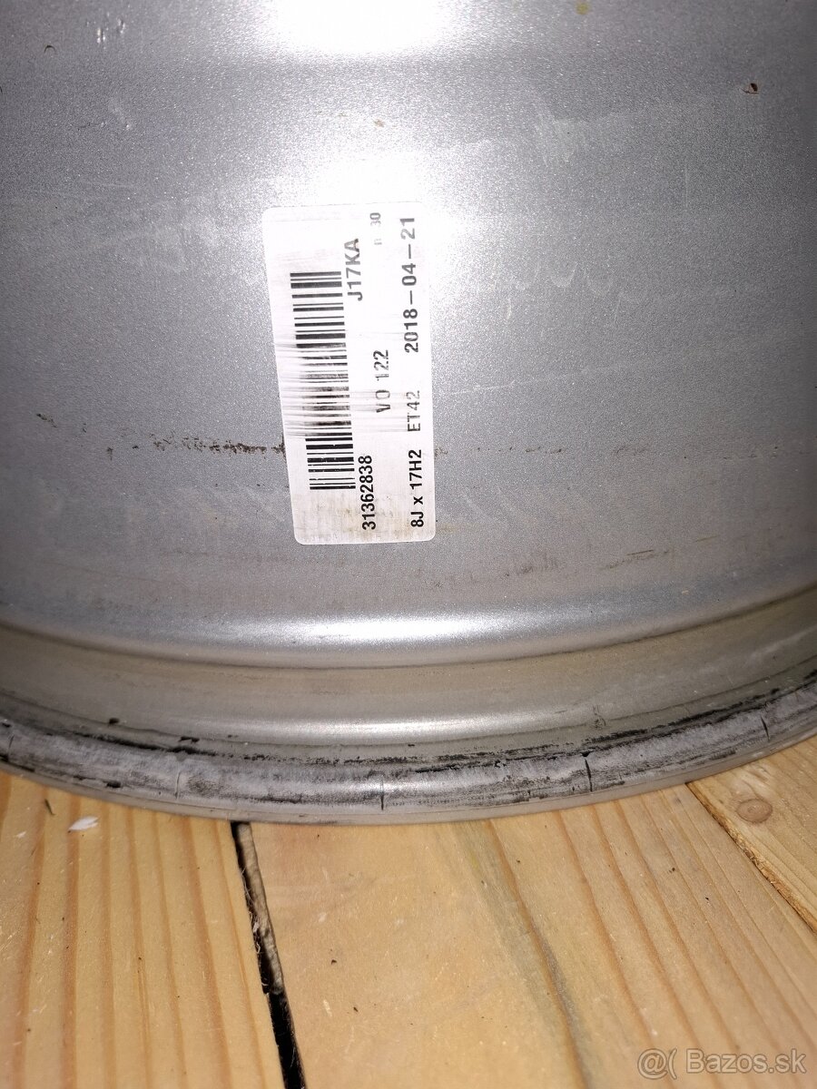 5x108 R17 originál alu disky Volvo - 3