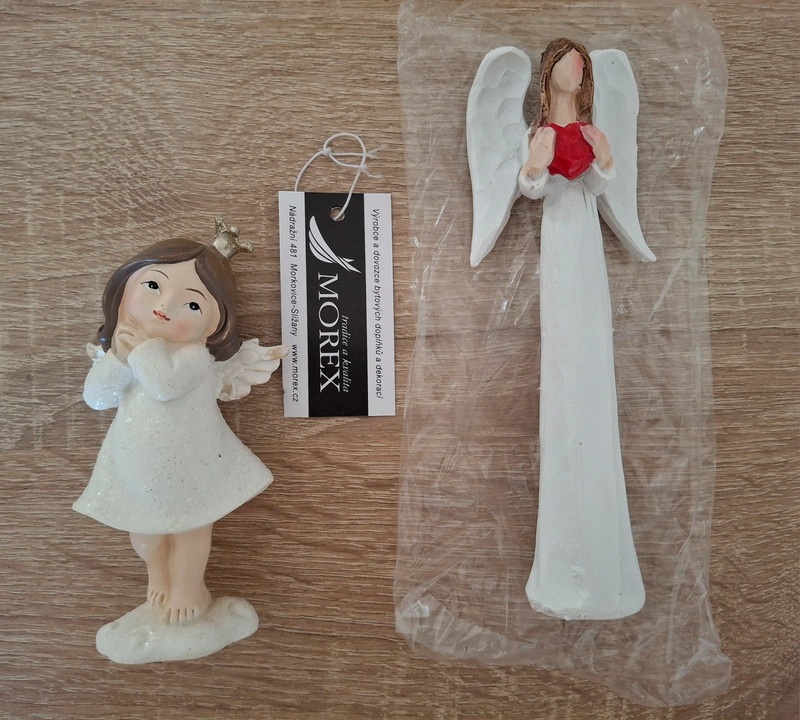 Vianoční škriatkovia,anjelikovia,háčkované ozdoby,pohľadnice - 3