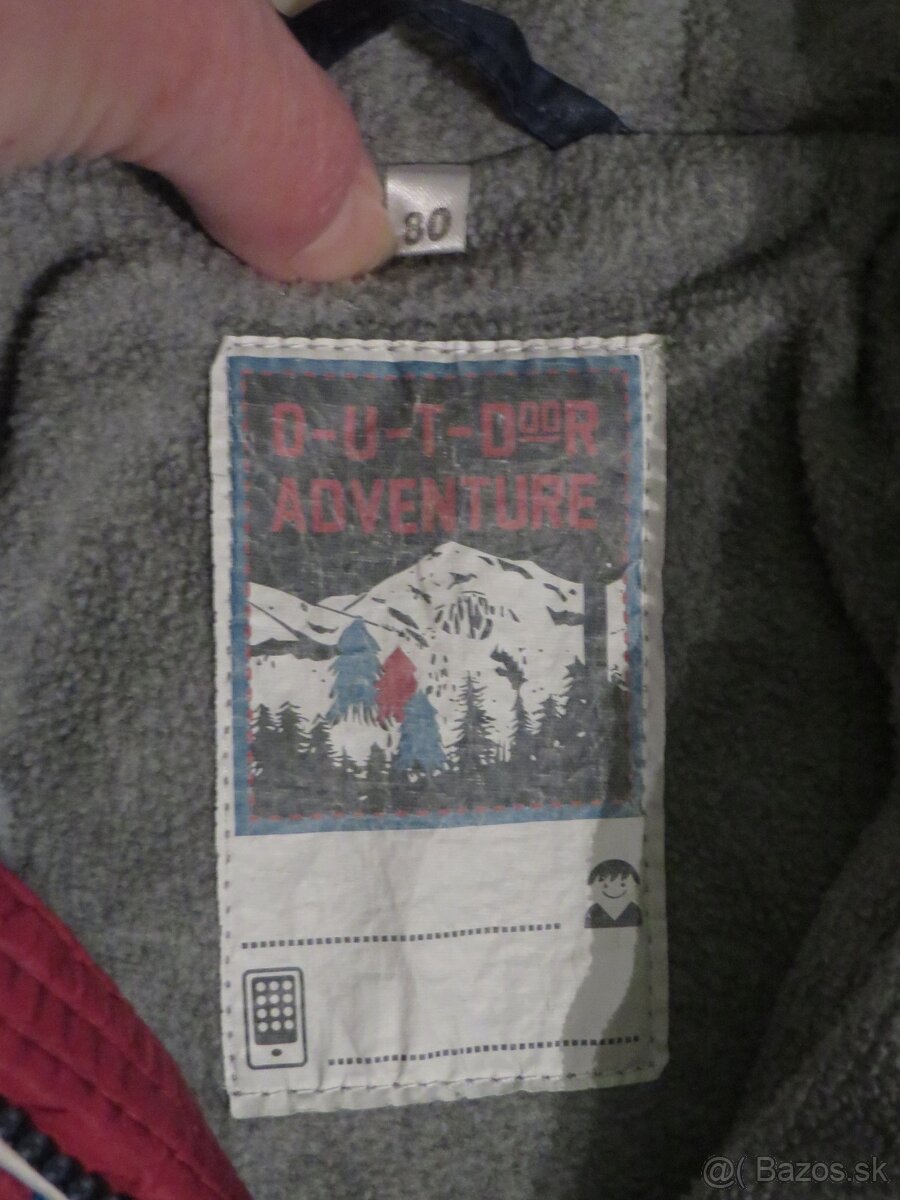 Zimná teplá bunda - veľ. 80 - 3