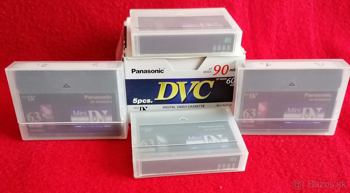 Digitálne MiniDV kazetky - 3