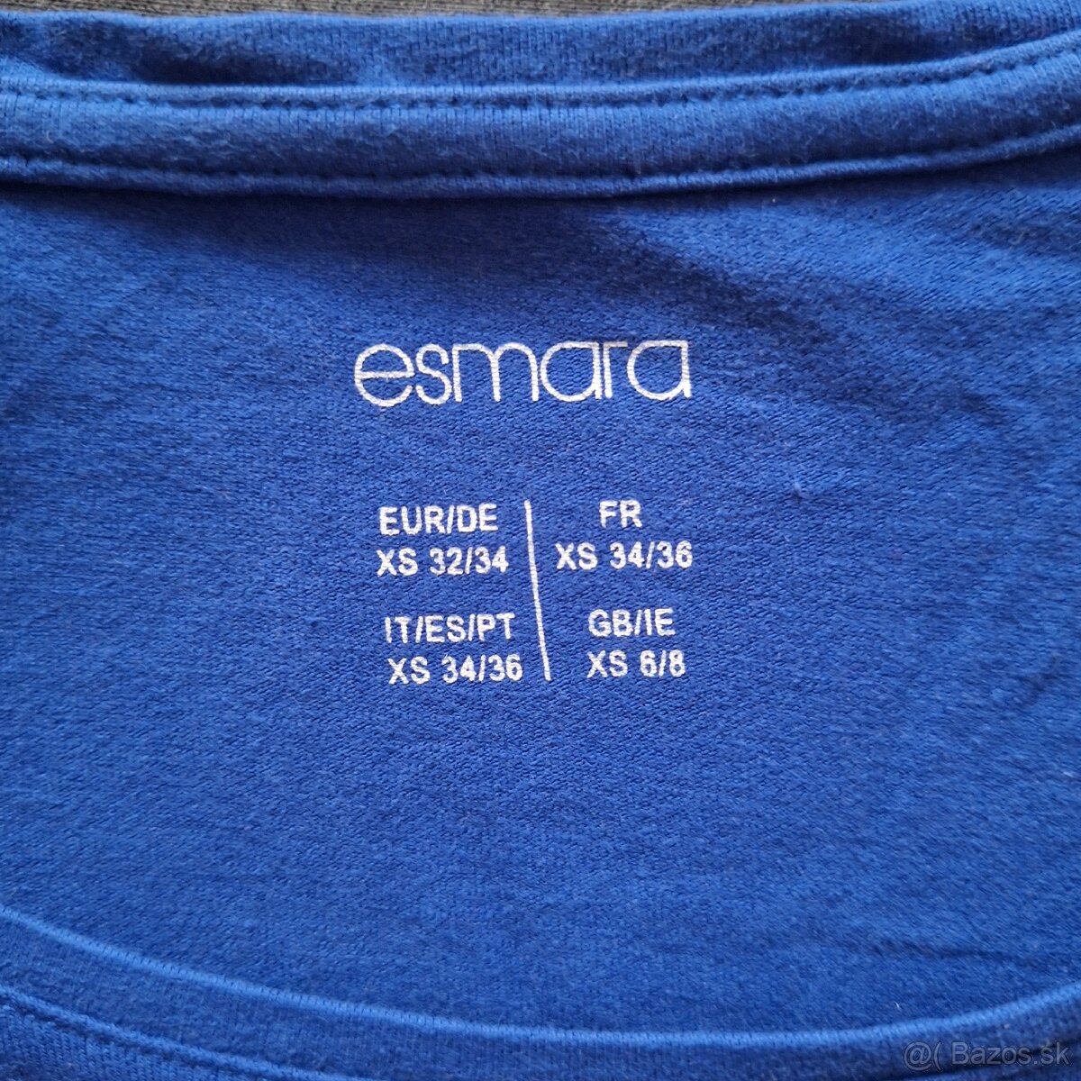 Dámske tričko - krásna modrá farba (XS) 2 € - 3