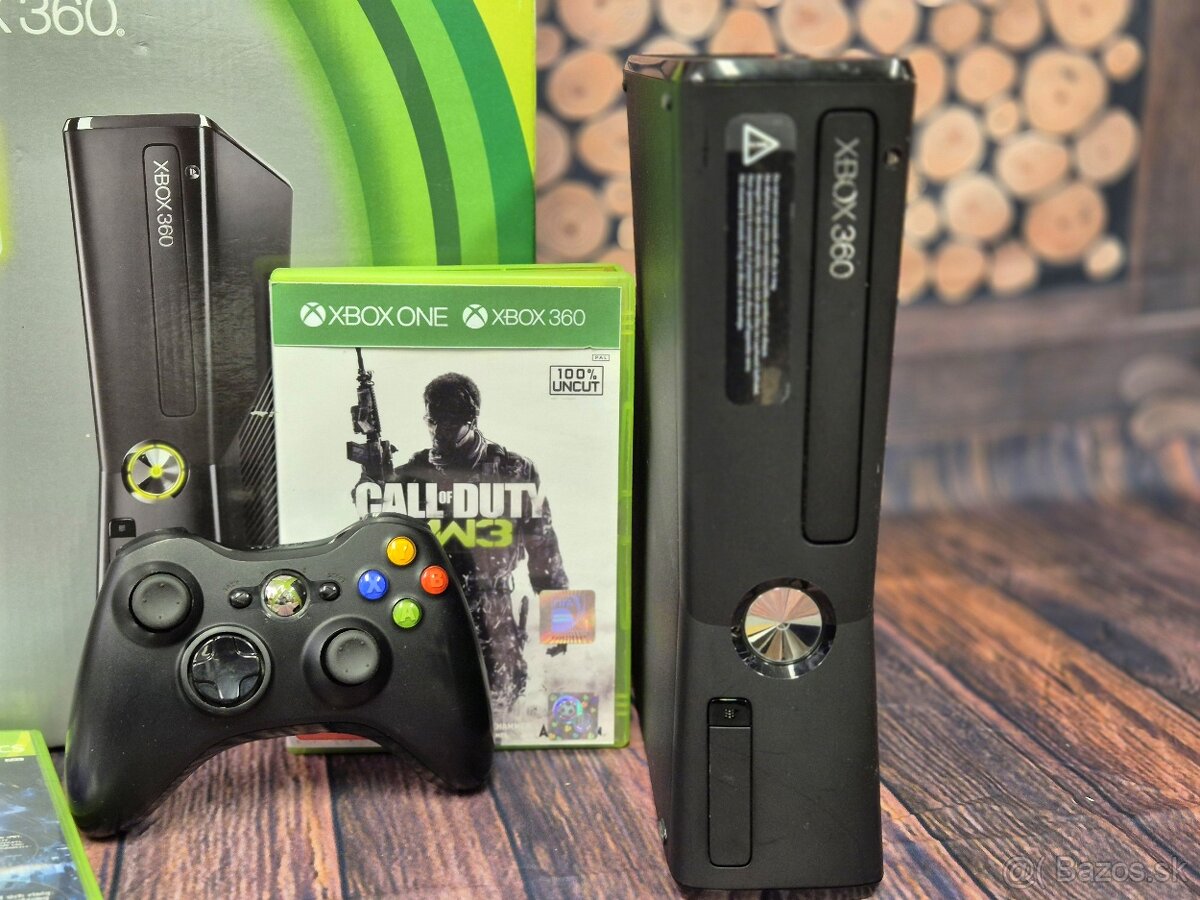 Xbox 360 Slim, 1 ovládač, 4 hry - 3