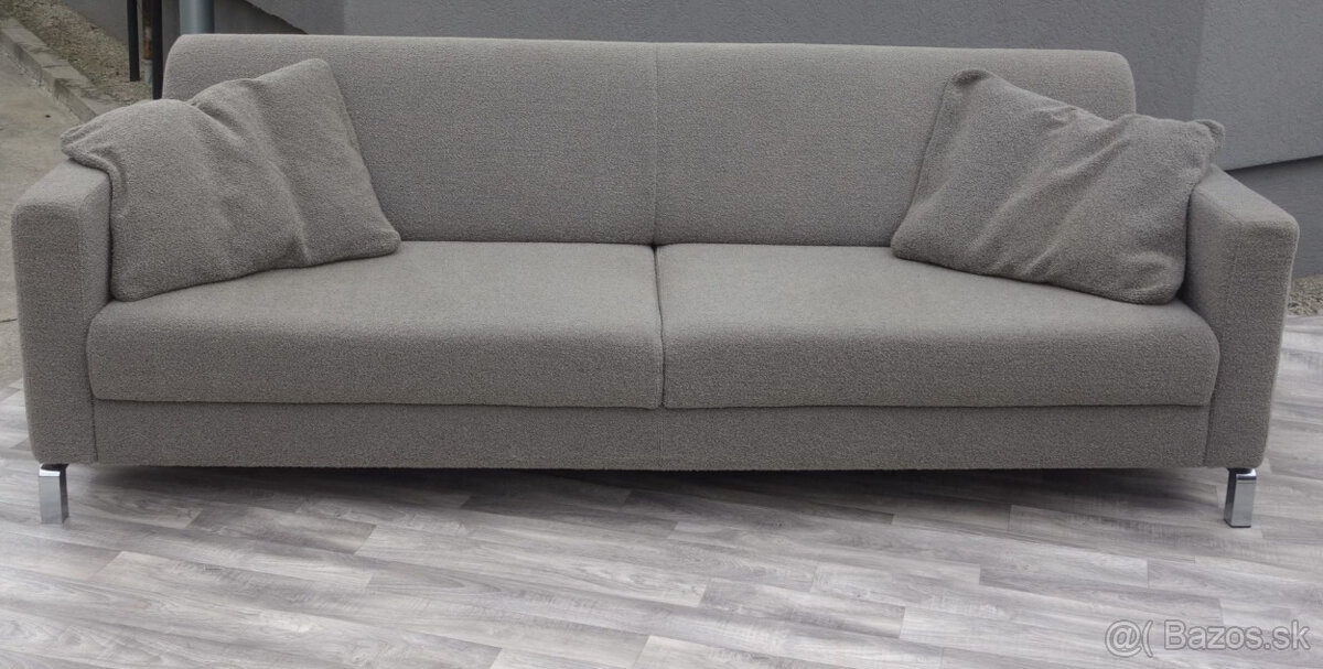 Sedačka sivá – látková . - 3