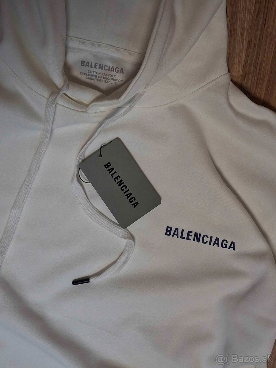 Balenciaga Mikina biela - 3