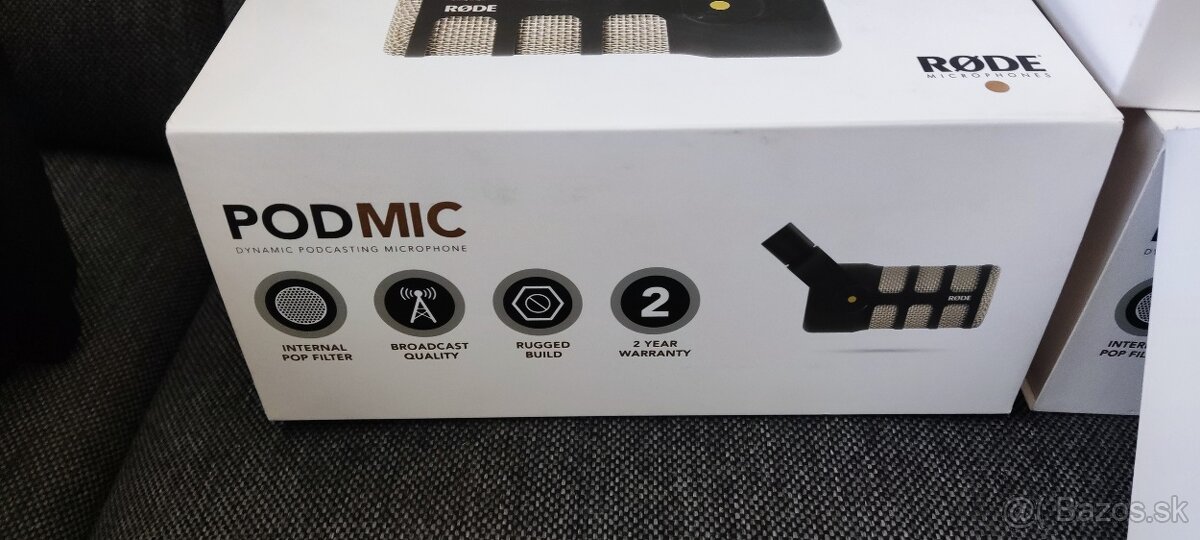 Mikrofón RODE PODMic + stojan Rode DS01 - 3