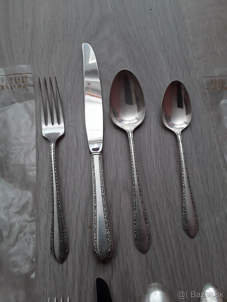 Príbor, brúsené misky.. Retro - 3