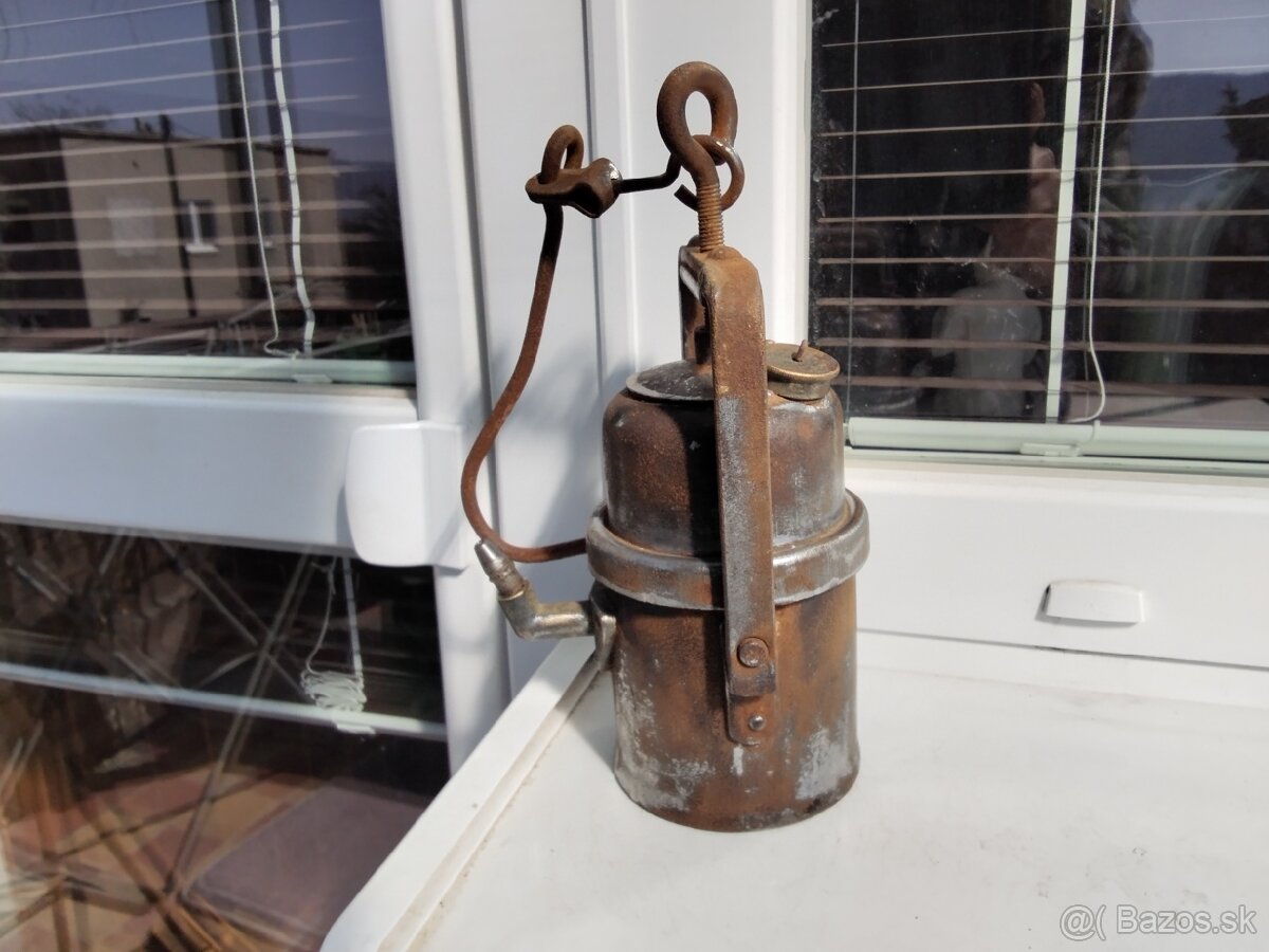 Banícka lampa karbidka - 3
