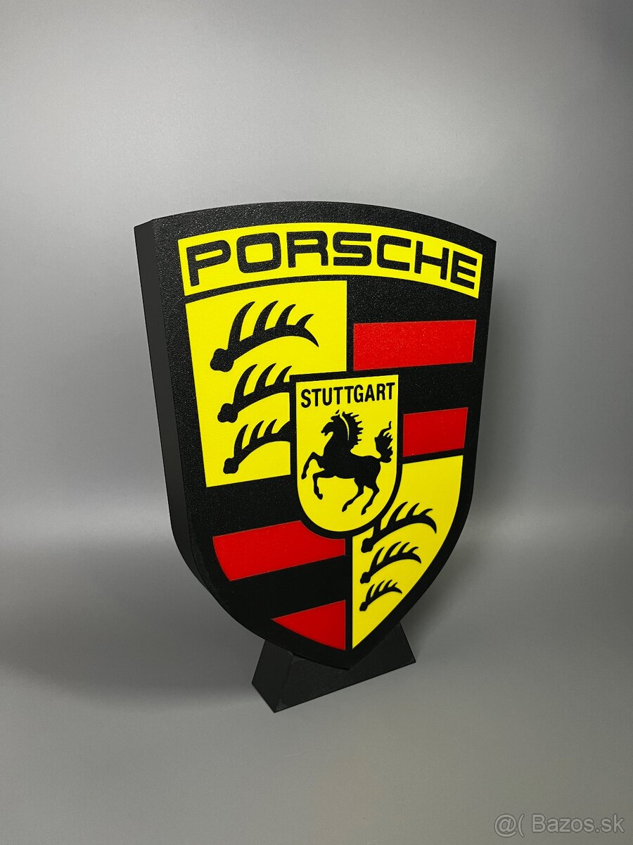 Porsche LED logo lampa - 3