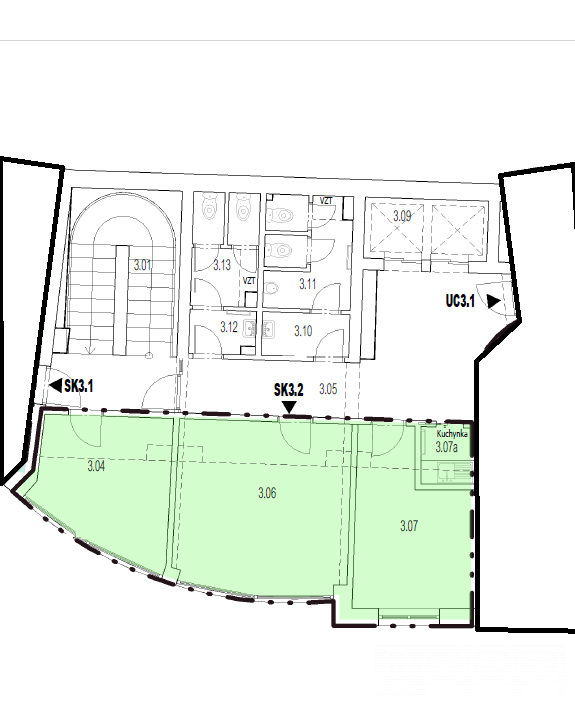 BOSEN | Prenájom kancelárskych priestorov 47,33m2 na Panensk - 3