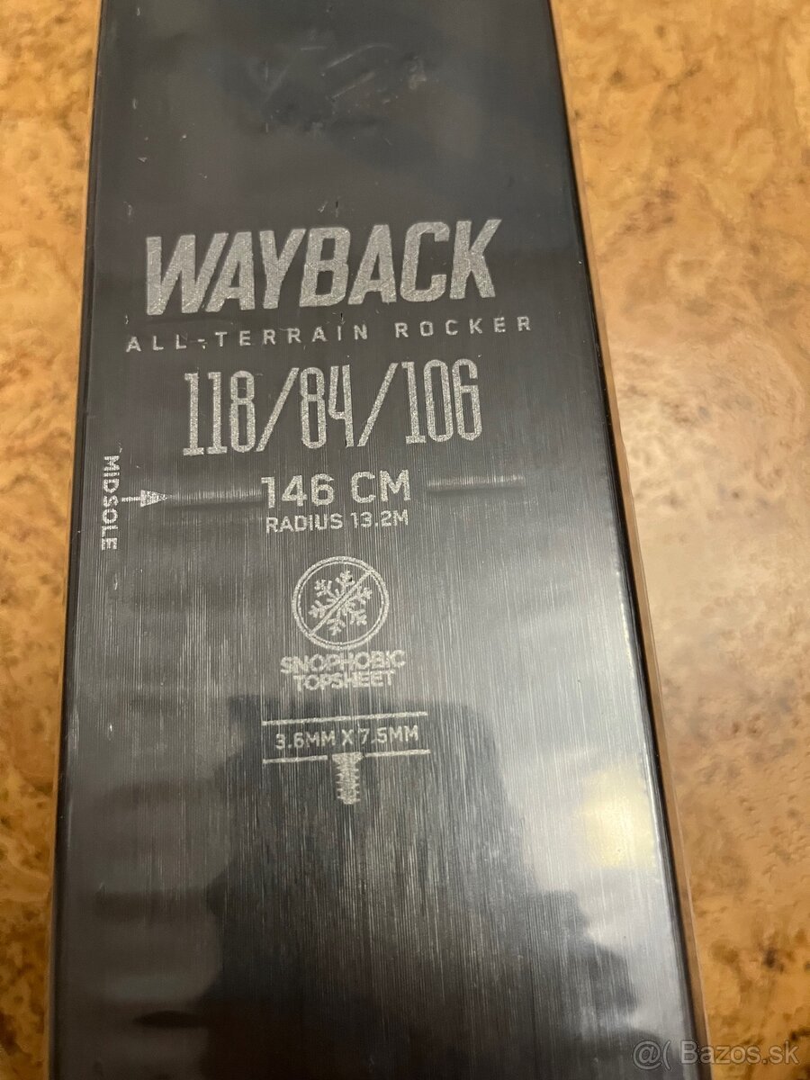 Detske skialp lyze K2 wayback jr 84mm/146cm a pasy - 3