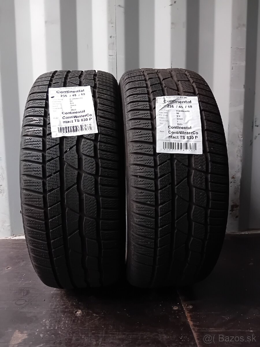 2x zimné pneu 235/45R19 Continental 2023 - 3