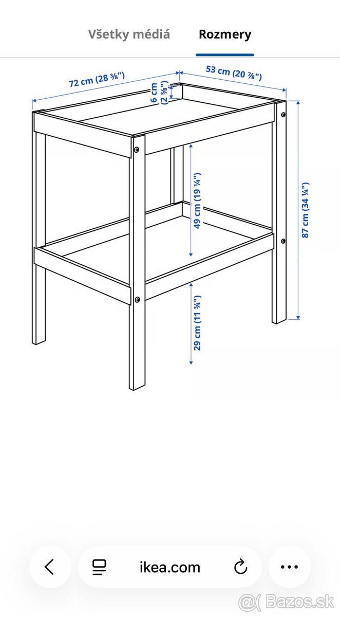 Prebaľovací pult IKEA - 3