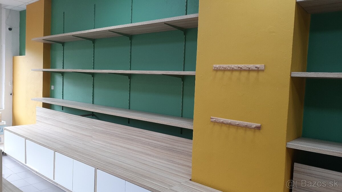 Regálový systém a police na stenu - 3