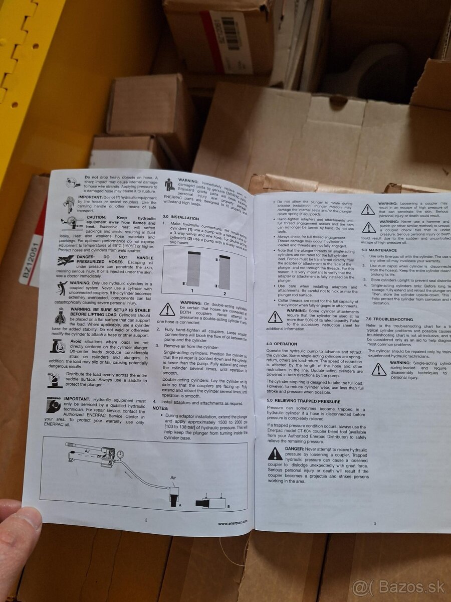 Sada na ohýbanie hadíc aa rúr Enerpac - 3