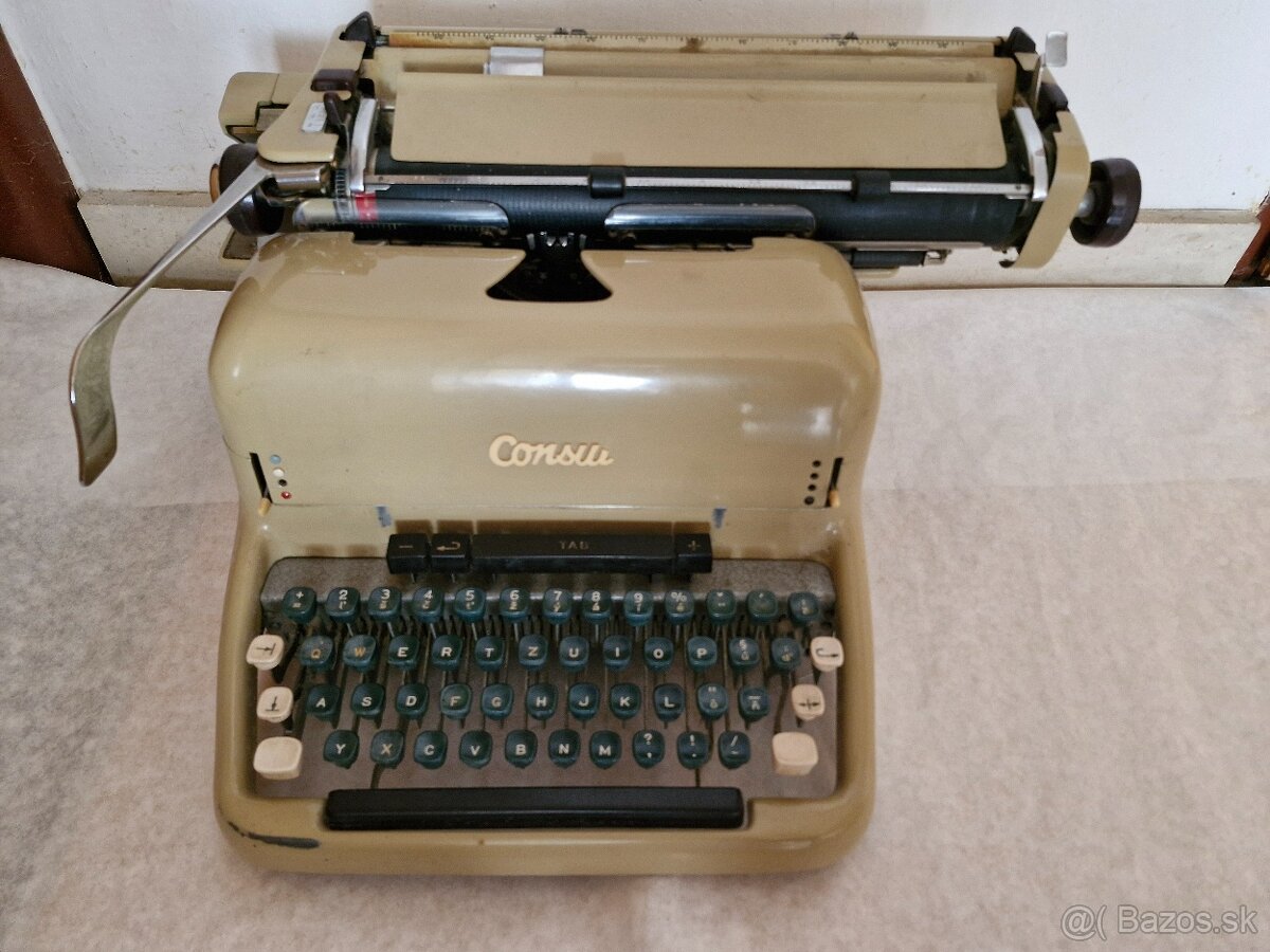 Retro písací stroj Consul - 3