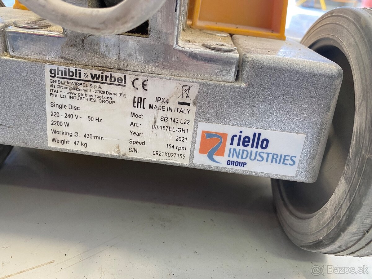 Predám elektrickú brúsku WIRBEL s unášačom - 3