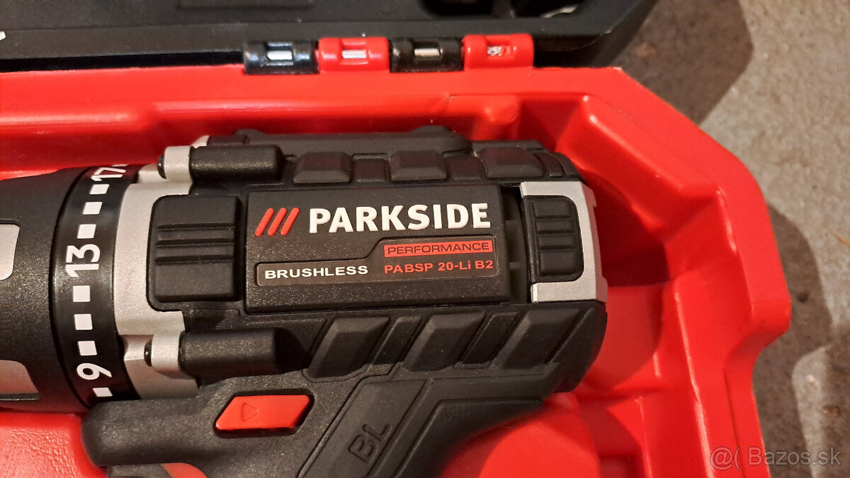 parkside performance aku vŕtačka 20V B2 60NM - 3