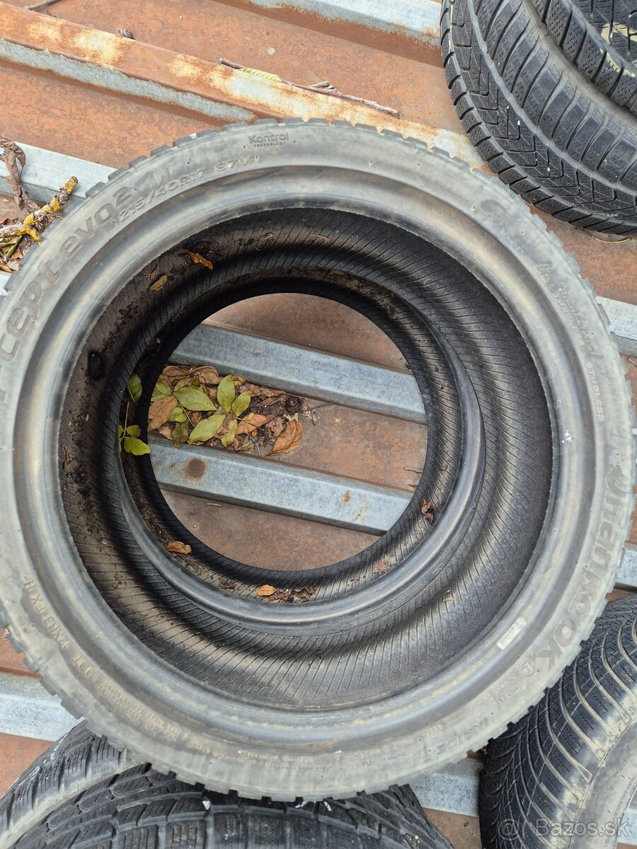 Predam zimne pneu 2x 215/40R17 Hankook - 3