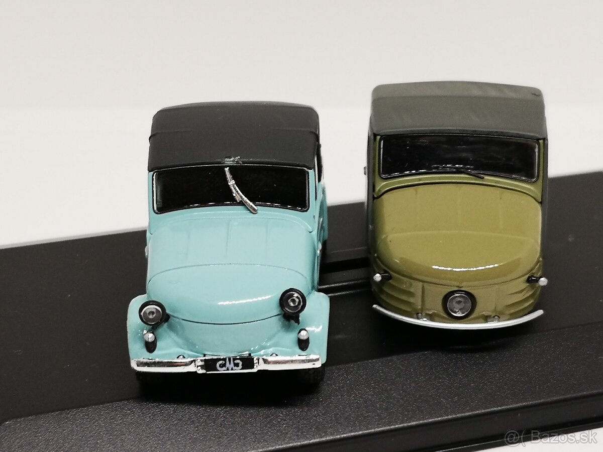 Predám zberateľské modely autíčok SMZ S 3a , S1L, 1:43 - 3