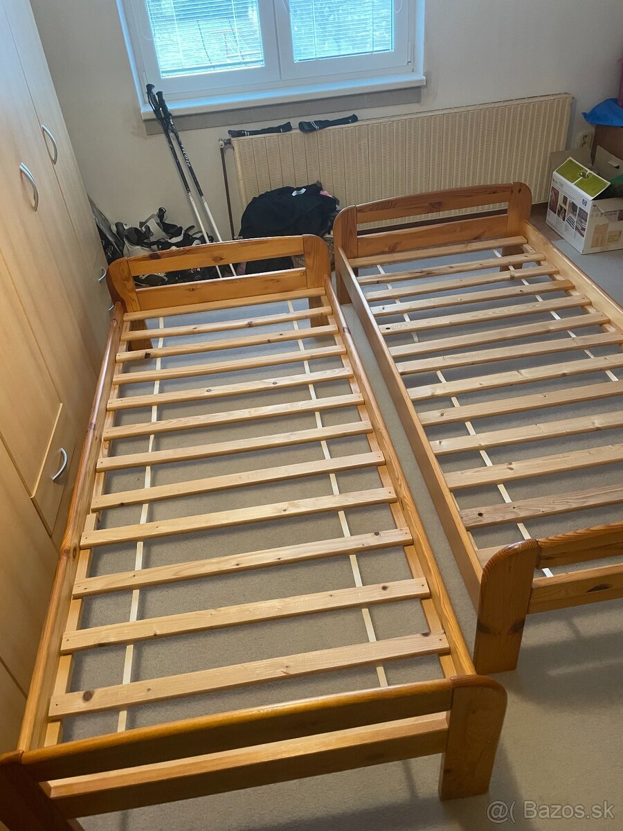 Posteľ + rošt masív (Borovica) - 3