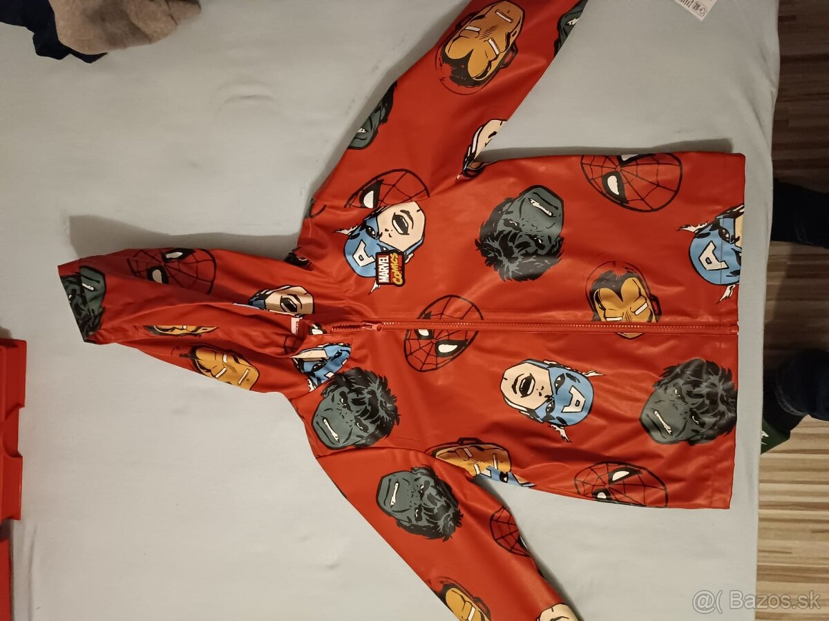 Prechodná bunda Marvel veľkosť 98 a 122 - 3