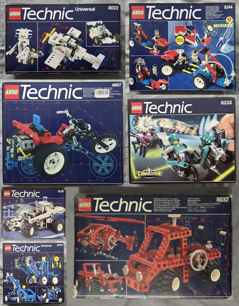 Lego Technic Sady 80, 90 roky, Na predaj - 3