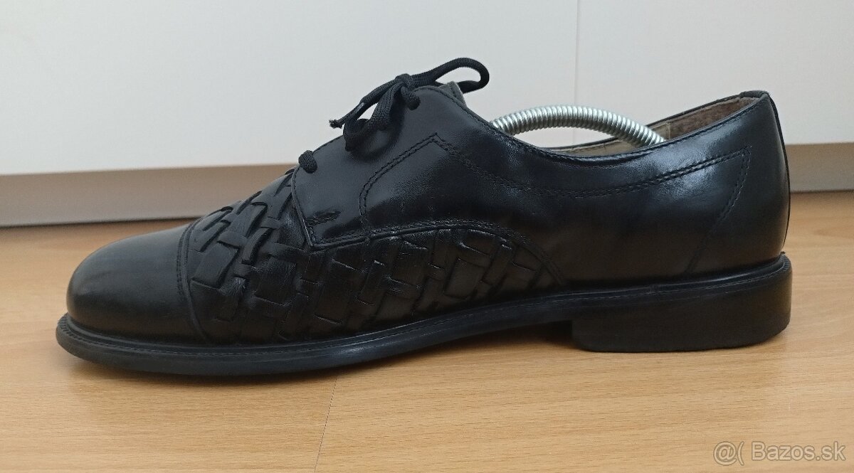 Pánske čierne elegantné topánky - 3