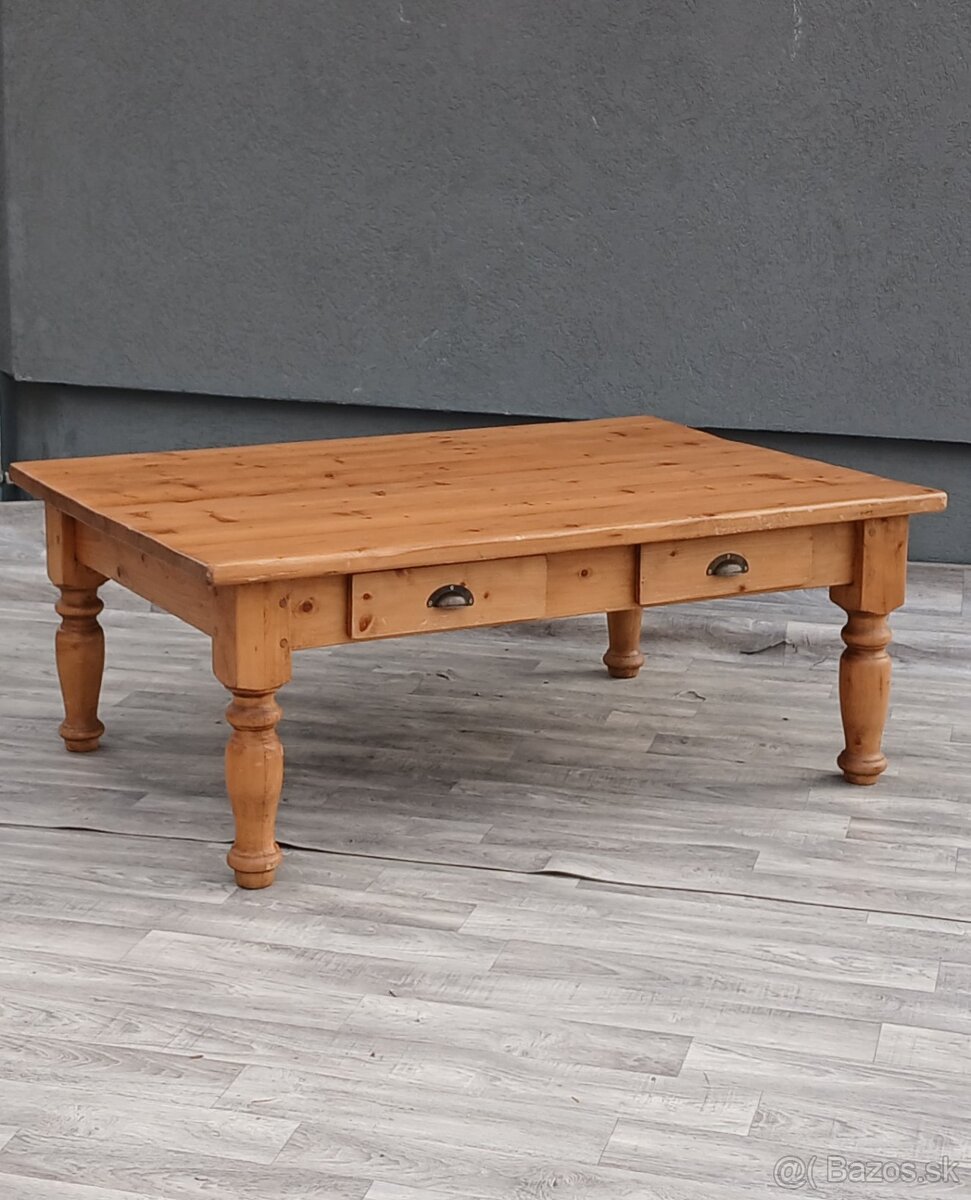 Stolík konferenčný smrekový. - 3