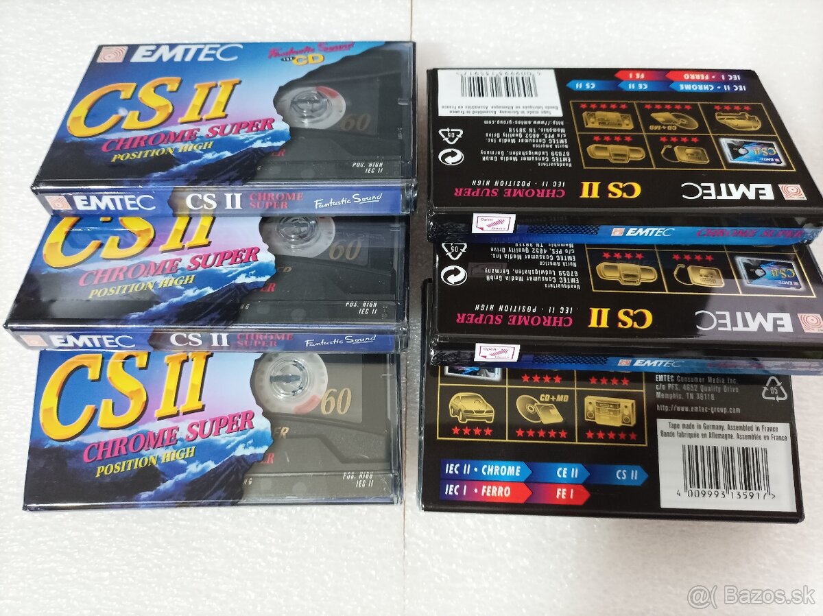 EMTEC CHROME SUPER II 60 (EMTEC CSII 60) - MC kazeta - 3