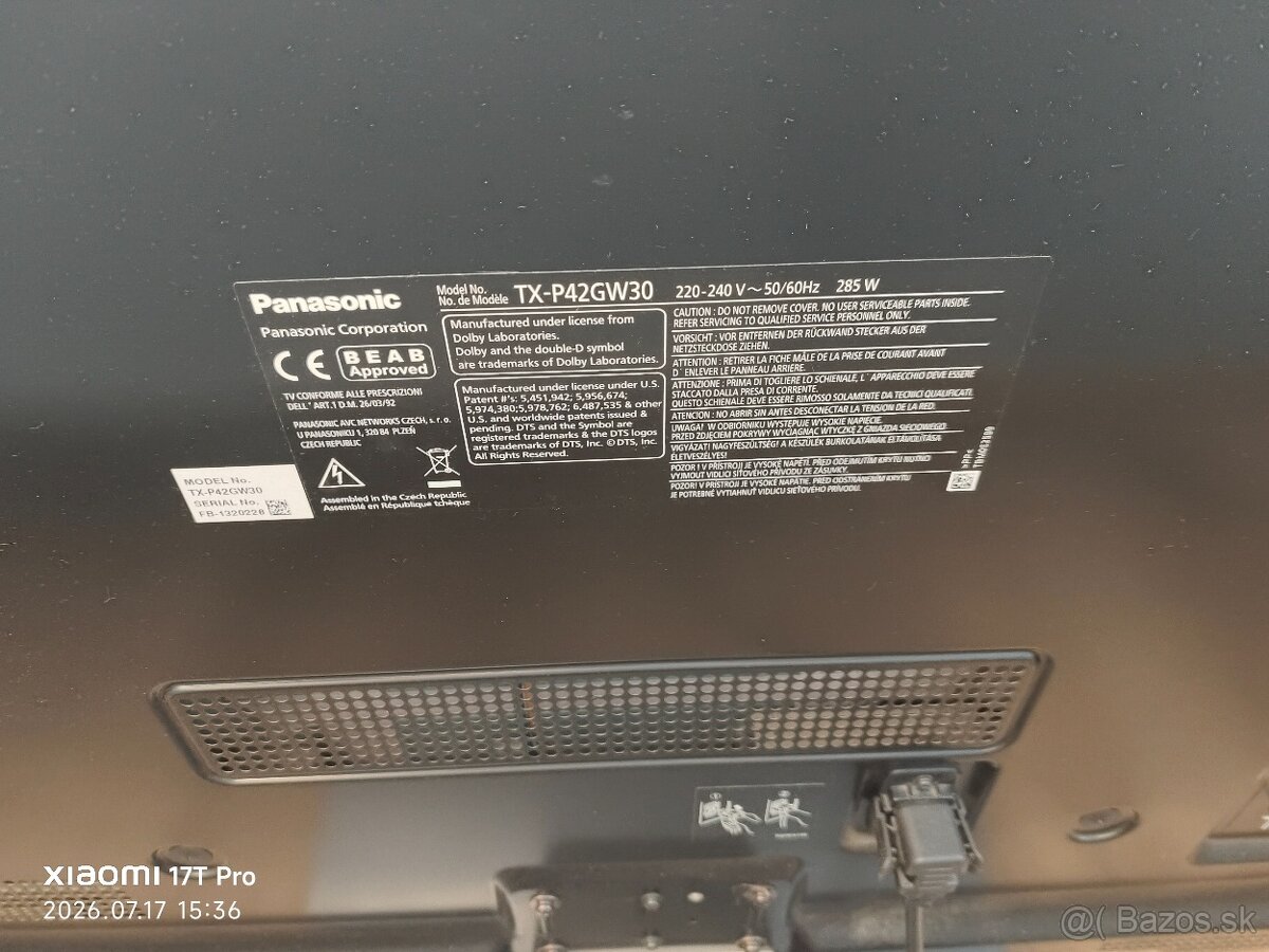 Panasonic Viera 42 palcov - 3