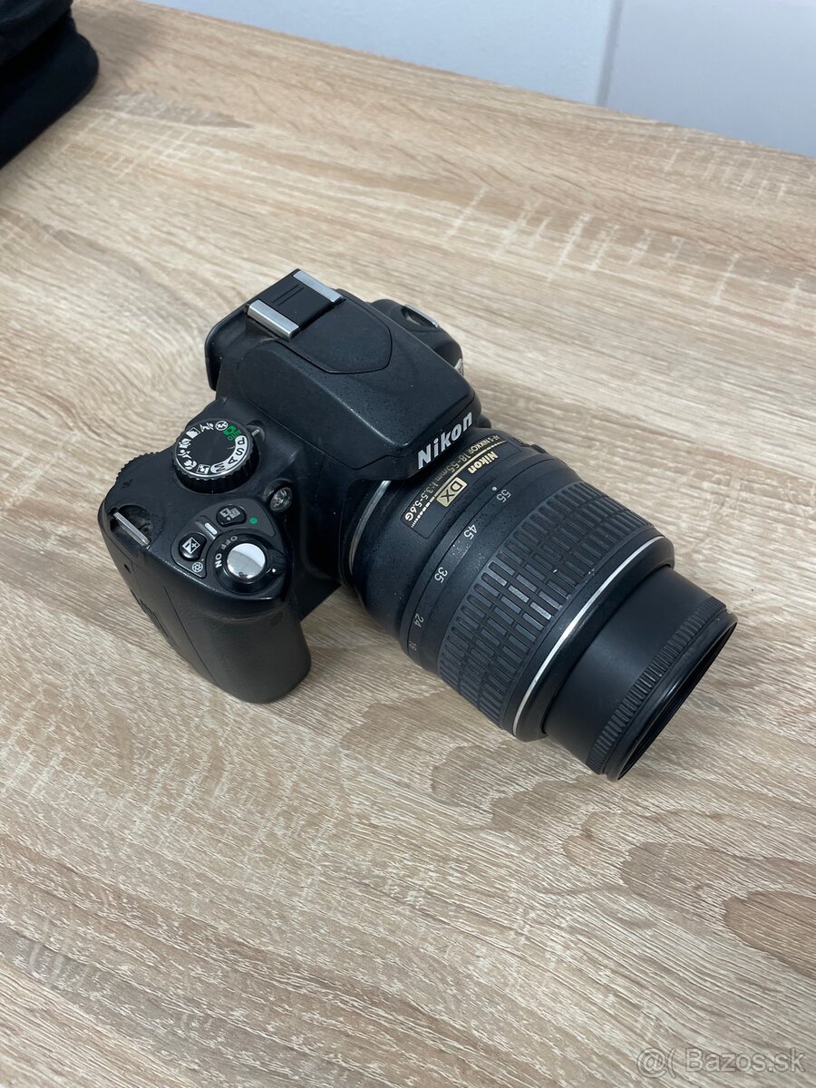 Nikon D60 + objektív Nikkor 18–55 VR + nabíjačka - 3