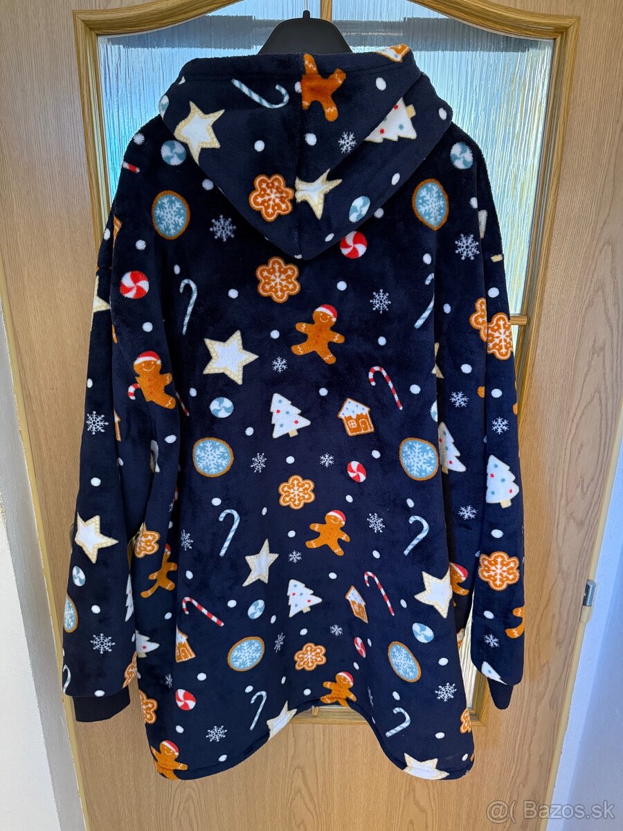 Oodie pončo, one size, Very Merry Christmas - 3