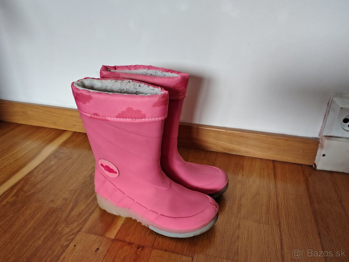 Gumaky zateplene svietiace 30 - 31 - 3