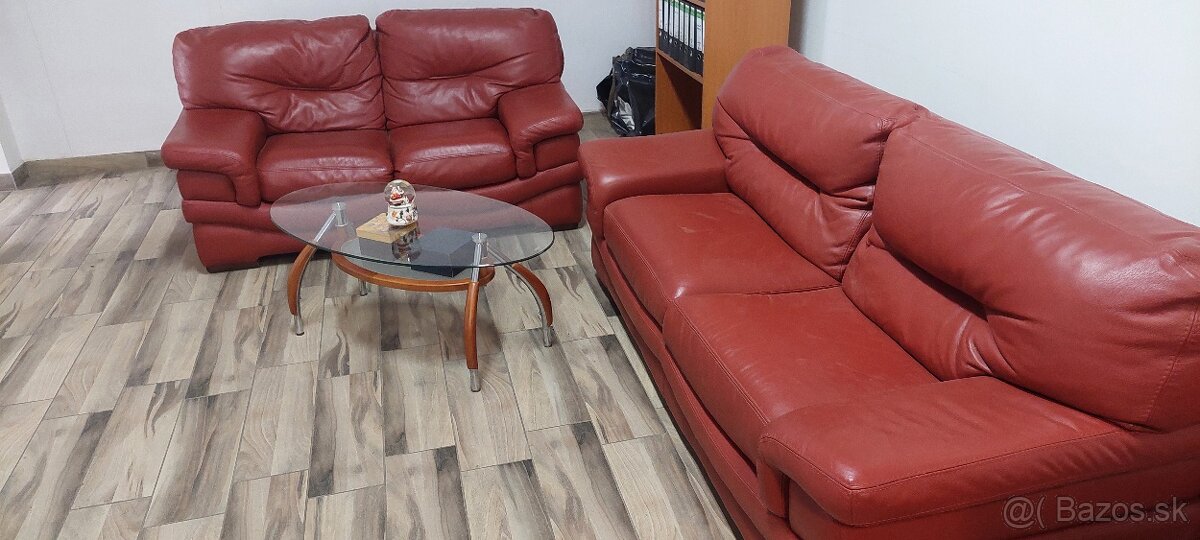 Kožená sedačka, - 3