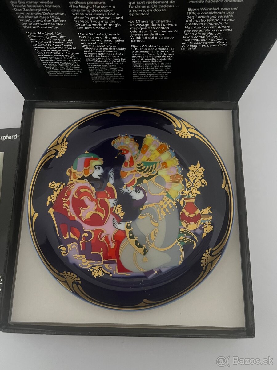Zberateľský tanier Das Zauberpferd, Bjørn Wiinblad - 3