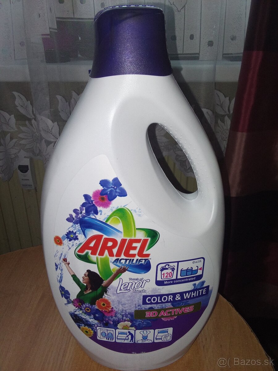 Ariel z dovozu 6 litrov/120 praní a prášok 10,5 kg/165 praní - 3