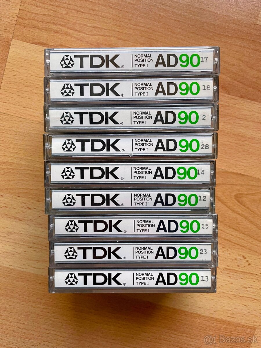 MC kazety TDK AD 90 - 3
