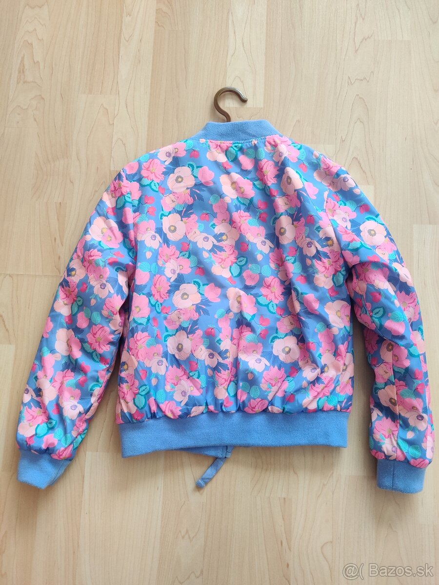 dievčenská kvetinová bombera č. 140 - 3