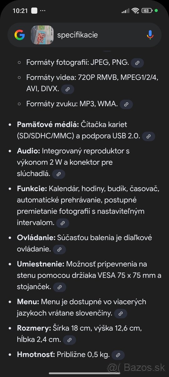 Predám fotorámik - 3