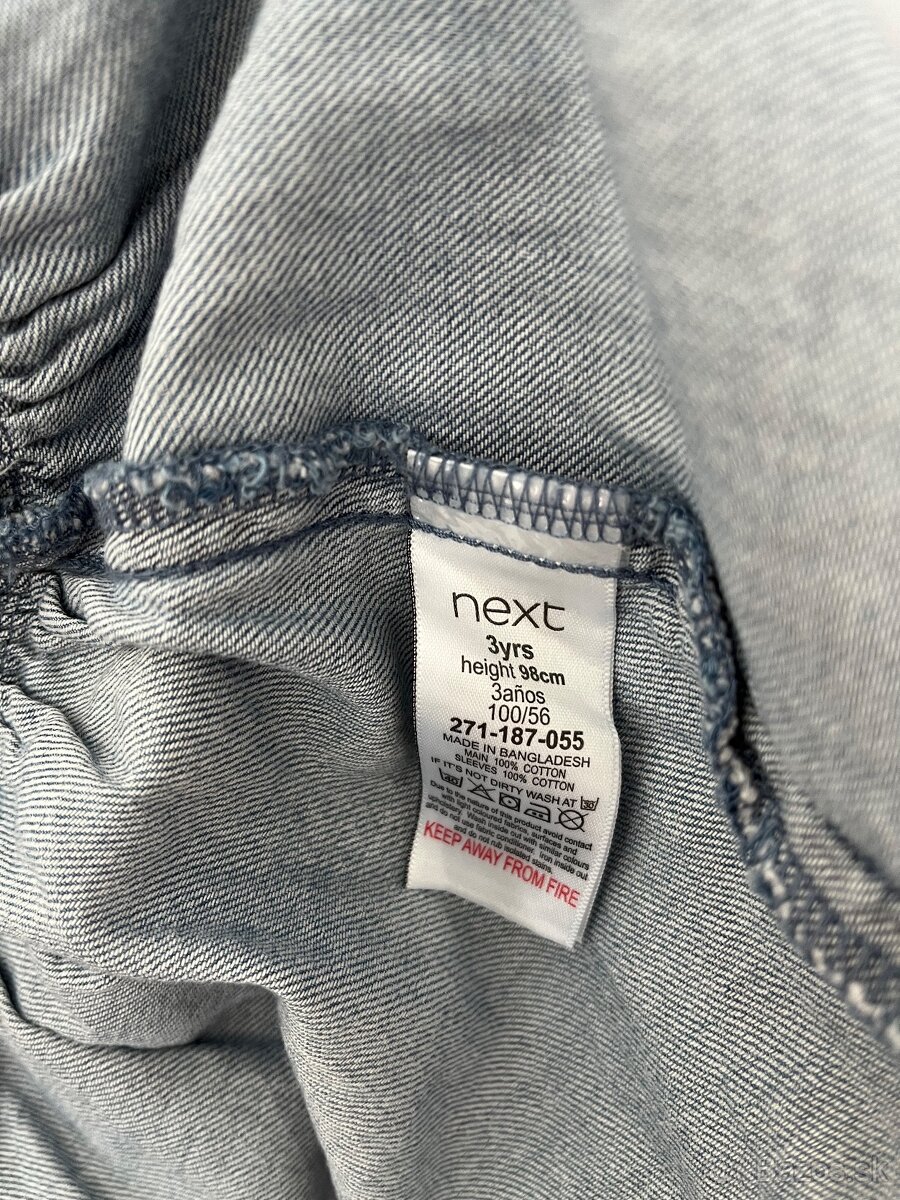 Denim šaty Next - 3