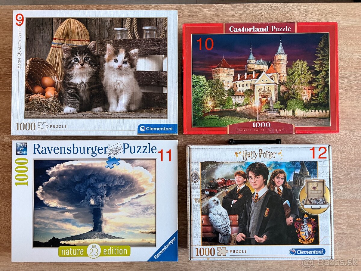 predám puzzle 1000ks rôzne - 3