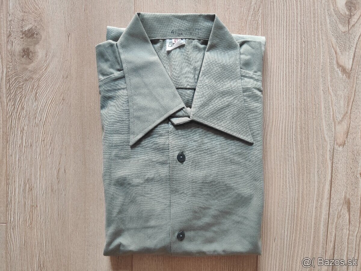 Vojenská košeľa vz.21 ČSĽA, nová, aj veľké veľkosti - 3