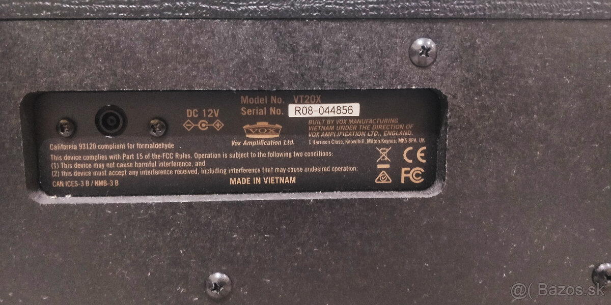 Modelingové gitarové kombo VOX VT20X - 3