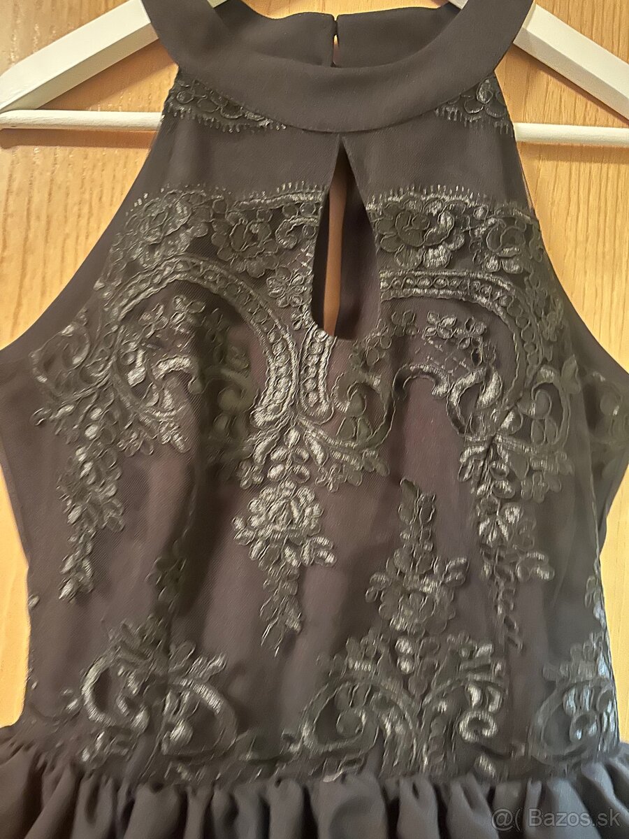 Spoločenské šaty čierne Bicotone veľ L - 3