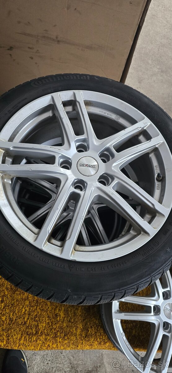 5x112,r17,7,5J,et54,Dezent-205/55-r17-Continental-2023-5mm - 3