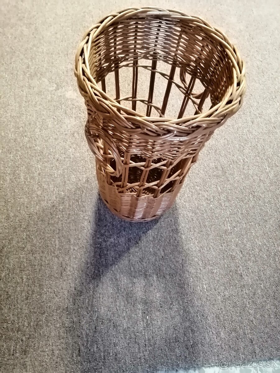 Prútený stojan na noviny, dáždniky - 3